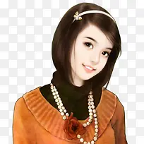 可爱短发女孩子立绘-空若网 可爱短发女孩子立绘-空若网