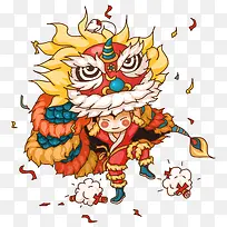 可爱小狮子元素-空若网 可爱小狮子元素-空若网