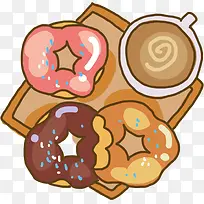 可爱美食甜品元素-空若网 可爱美食甜品元素-空若网