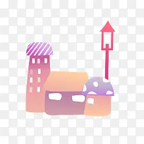 卡通房子-空若网 卡通房子-空若网