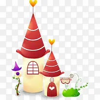 卡通可爱房子-空若网 卡通可爱房子-空若网