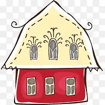 可爱卡通房子-空若网 可爱卡通房子-空若网