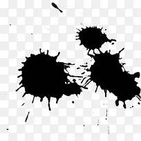 墨点泼墨画-空若网 墨点泼墨画-空若网