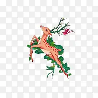 圣诞节小鹿,麋鹿-空若网 圣诞节小鹿,麋鹿-空若网