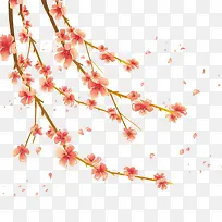 合成水彩效果桃花-空若网 合成水彩效果桃花-空若网