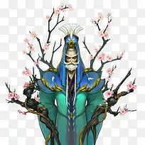 手绘桃花仙-空若网 手绘桃花仙-空若网