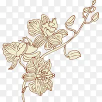 卡通手绘花枝-空若网 卡通手绘花枝-空若网