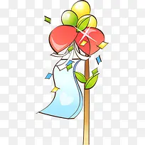 春天彩色信封漫画-空若网 春天彩色信封漫画-空若网