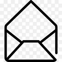 打开信封图标-空若网 打开信封图标-空若网