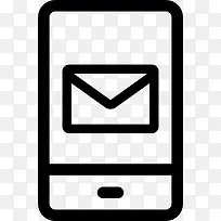 消息在电话中图标-空若网 消息在电话中图标-空若网