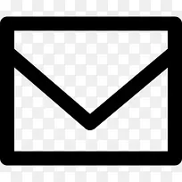 封闭的信封邮件图标-空若网 封闭的信封邮件图标-空若网
