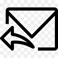 回复电子邮件图标-空若网 回复电子邮件图标-空若网