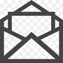 打开信封图标-空若网 打开信封图标-空若网