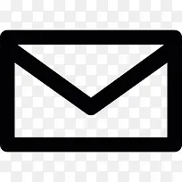 封闭的信封图标-空若网 封闭的信封图标-空若网