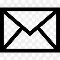 电子邮件信封轮廓图标-空若网 电子邮件信封轮廓图标-空若网