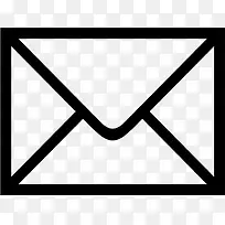 白色手绘线条信封-空若网 白色手绘线条信封-空若网