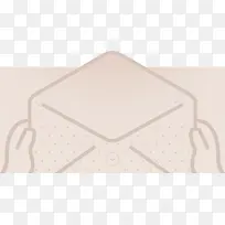 手绘可爱卡通信封-空若网 手绘可爱卡通信封-空若网