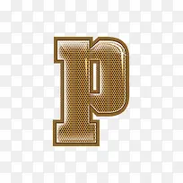 金属网字母p-空若网 金属网字母p-空若网