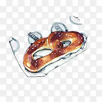 水彩面包-空若网 水彩面包-空若网