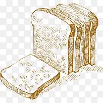 手绘面包装饰设计-空若网 手绘面包装饰设计-空若网