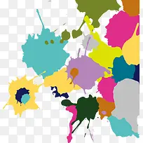 手绘多彩水彩-空若网 手绘多彩水彩-空若网