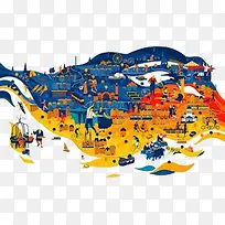 市集分布图-空若网 市集分布图-空若网