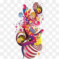 抽象炫彩图案-空若网 抽象炫彩图案-空若网