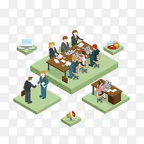 办公商务分析信息图表-空若网 办公商务分析信息图表-空若网