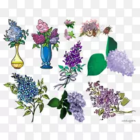 花卉设计丁香剪贴画丁香花-空若网 花卉设计丁香剪贴画丁香花-空若网