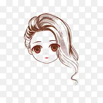 板绘手绘卡通美女-空若网 板绘手绘卡通美女-空若网