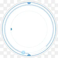 蓝色圆形创意标签-空若网 蓝色圆形创意标签-空若网