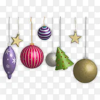 矢量圣诞节吊饰-空若网 矢量圣诞节吊饰-空若网