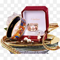 金色时尚首饰装饰-空若网 金色时尚首饰装饰-空若网