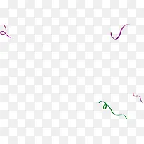 彩色卡通节日丝带-空若网 彩色卡通节日丝带-空若网