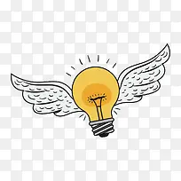 有翅膀的灯泡-空若网 有翅膀的灯泡-空若网