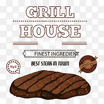 矢量食物牛排-空若网 矢量食物牛排-空若网