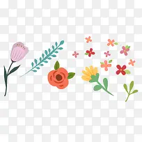 献花花朵扁平化美丽-空若网 献花花朵扁平化美丽-空若网