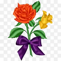 手绘玫瑰-空若网 手绘玫瑰-空若网