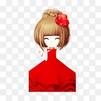 可爱卡通女娃娃-空若网 可爱卡通女娃娃-空若网