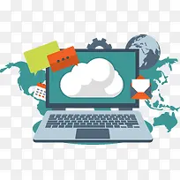 矢量便携式电脑-空若网 矢量便携式电脑-空若网