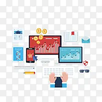 扁平化办公电脑-空若网 扁平化办公电脑-空若网