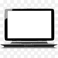 黑色扁平质感手绘笔记本电脑-空若网 黑色扁平质感手绘笔记本电脑-空若网