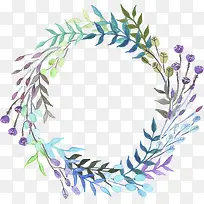 精美水彩装饰花环-空若网 精美水彩装饰花环-空若网