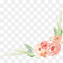 水彩花边角-空若网 水彩花边角-空若网