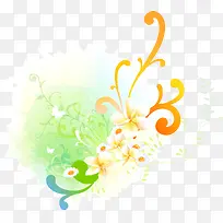 卡通手绘水彩花-空若网 卡通手绘水彩花-空若网