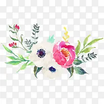 水彩花复古风格-空若网 水彩花复古风格-空若网