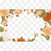 花朵边框-空若网 花朵边框-空若网