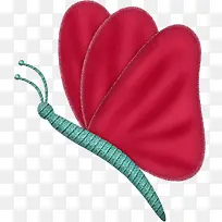 红色翅膀蝴蝶-空若网 红色翅膀蝴蝶-空若网