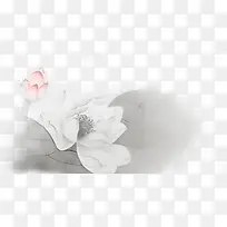 古典水墨莲花创意-空若网 古典水墨莲花创意-空若网