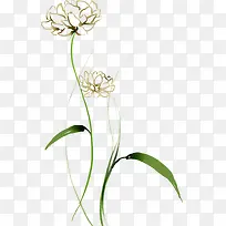 金色手绘莲花创意-空若网 金色手绘莲花创意-空若网